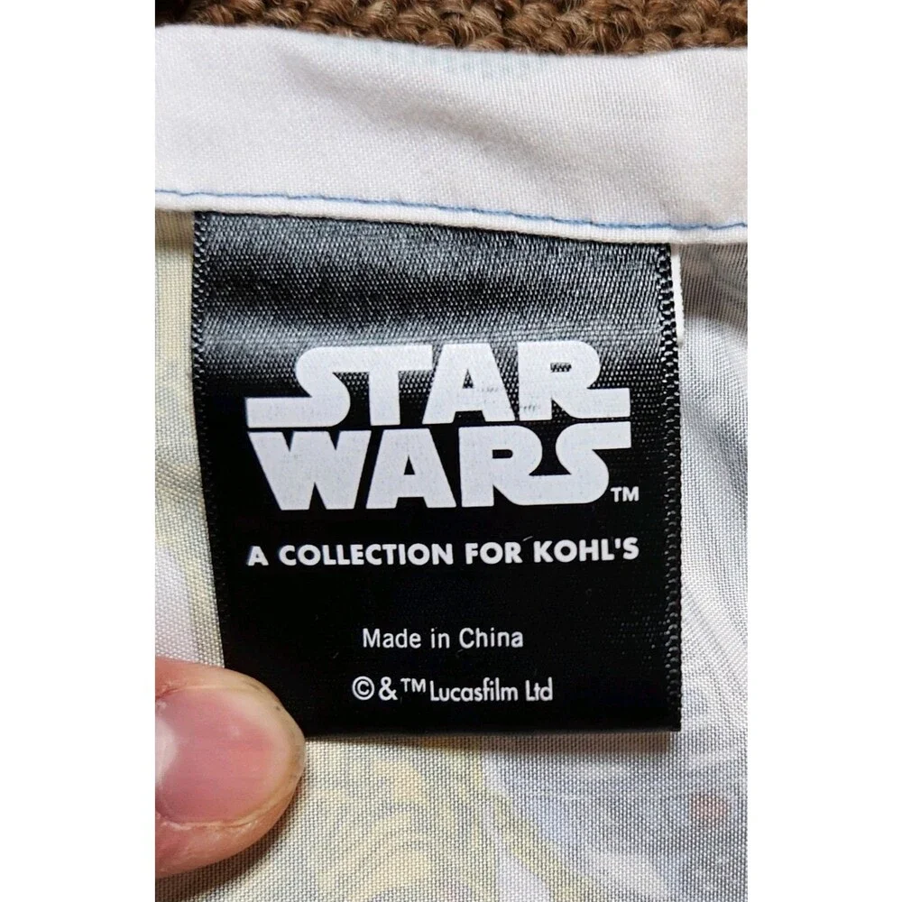 Kohls Star Wars Twin Sheet Light & Dark Side Characters & Starships 2016